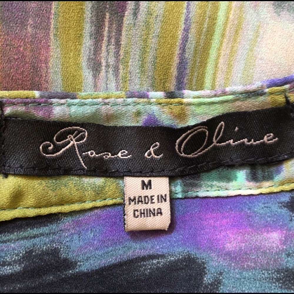 💥3 For $10💥 ROSE & OLIVE BLOUSE - Picture 5 of 6